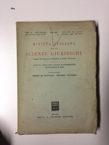 Rivista italiana per - , le