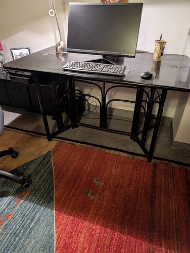 Tavolo consolle legno - consolle, nero
