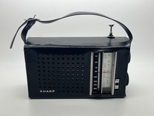 Rare ! Japan Sharp BX-392 poste radio portable 1965 dans Sacoche En Cuir