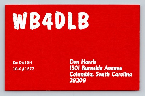 Radioamatore qsl qso - radioamatore, wb4dlb