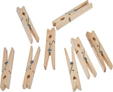 Set Di 100 Mollette in Legno