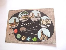 Torino - Ciriè + tavolozza pittore - spedita f. g. 1968