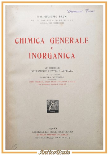 Chimica generale inorganica - generale,