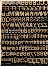 Police de Caractères à dorer