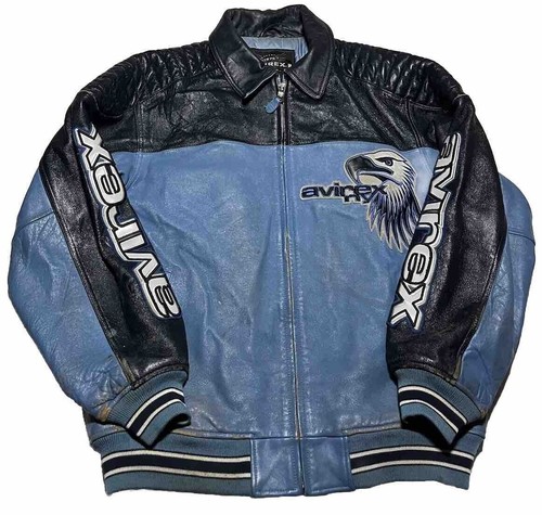 Giacca pelle vintage avirex - pelle,