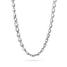 Collana Catena da Uomo Boccadamo Man in Acciaio maglia grumetta larga AGR261