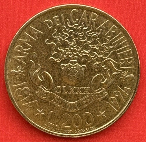 Moneta rara 200 lire - moneta,