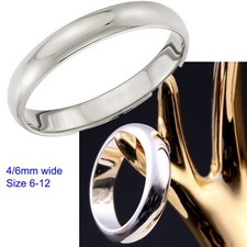 Couple's 18K White Gold Filled