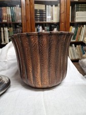 Porta Vaso  Cach Pot rame Cm. 24x30 Sec. XX SGR.1  copper Cach Pot  ^