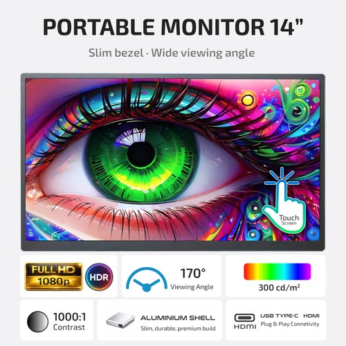Monitor portatile touch - monitor,