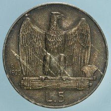 VITTORIO EMANUELE III° 5 LIRE