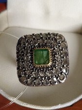 Antico anello oro - oro, argento