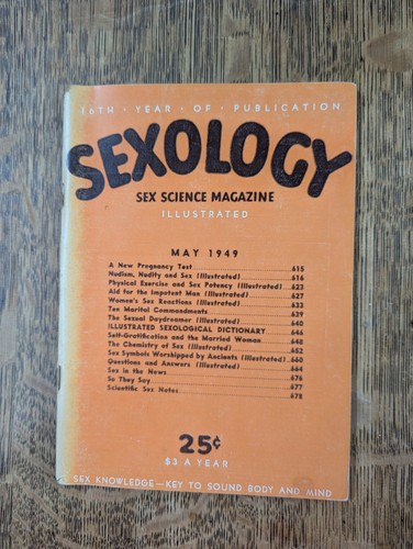 Sexology magazine may 1949 - magazine,