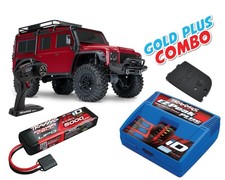 Traxxas TRX-4 Land Rover Defender rosso senza clip oro più combinazione TRX82256-4-ROSSO...