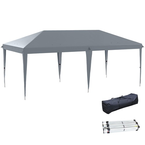 Outsunny gazebo pieghevole 6x3 - gazebo,