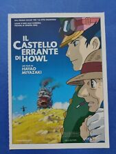 IL CASTELLO ERRANTE DI HOWL- CIAK 2004 CARTOLINA MINI LOCANDINA 10X14 CM FILM