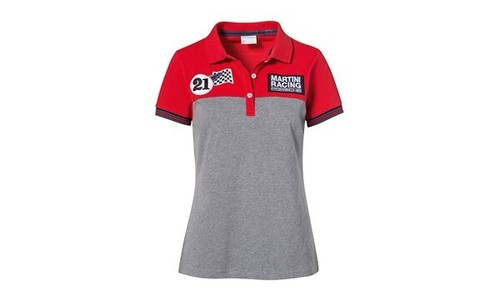 Polo donna porsche rosso - polo,