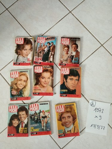 Lot magazines 1972 télé - 1972,