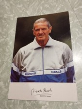 BIZZOTTO (JUVENTUS) - CARTOLINA CON AUTOGRAFO STAMPATO - HURRA JUVENTUS 1987/88