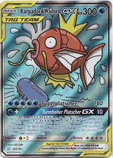 Pokémon Karpador & Wailord GX squadre di arte alternativa sono Trump 161/181 PR ITA