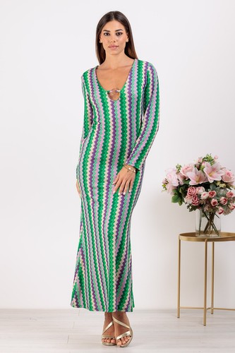Abito fantasia donna elegante - abito,