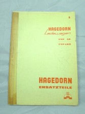 MANUALE HAGEDORN LADEWAGEN MACCHINA AGRICOLA D'EPOCA VECCHIA AGRICOLTURA