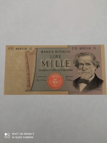 Repubblica italiana banconota