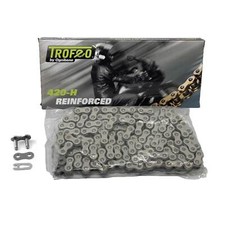 MF2162 Catena trasmissione Trofeo passo 420 - 140 Maglie rinforzata Moto Cross
