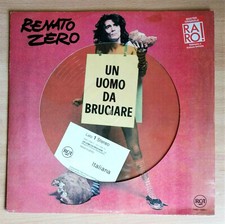 Renato Zero Un Uomo Da Bruciare / Madam Picture Disc 12" MAXI 45 giri