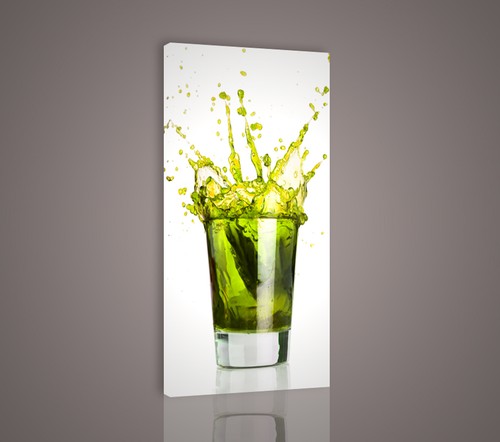 Quadro moderno yellow cocktail - yellow,