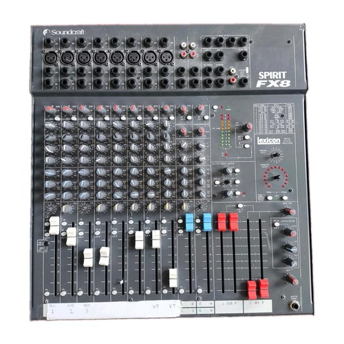 Soundcraft spirit fx8 mixer - spirit,
