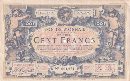 France 100 francs ville - 100,