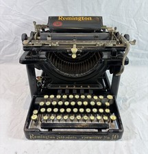 Macchina Da Scrivere Remington 10 Revisionata Pulita + Nastro Nuovo Anni 1909