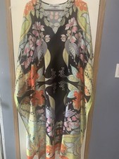Zara Black Kimono Multicolored