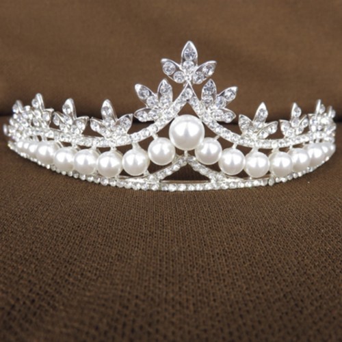Donna ragazza perla corona - donna,