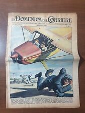 Giornale La Domenica del Corriere 30 Settembre 1956 Primo volo due Ragazzi