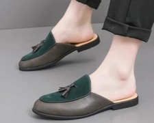 Pantofole uomo punta tonda