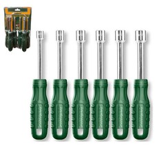 Set 6 cacciaviti a bussola Cacciavite per dadi 185 mm Testa esagonale Jadever