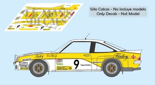 Decals opel manta - manta, 400