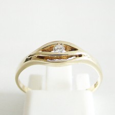 Anello oro giallo brillante