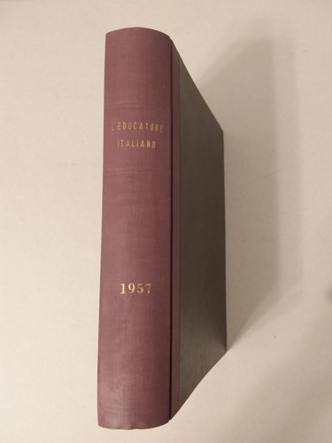Educatore italiano 1957 - l'educatore,