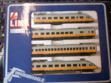 LIMA micromodels - SET TRENO LUFTHANSA AIRPORT EXPRESS - SCALA N - MADE ITALY