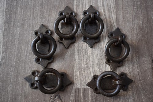 Vintage forgiato mano porta - a,