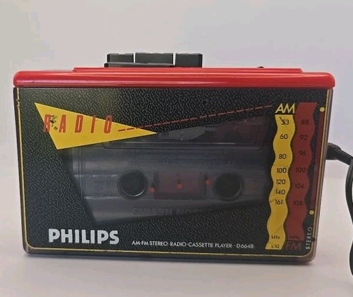 Lettore radio cassette philips - cassette,