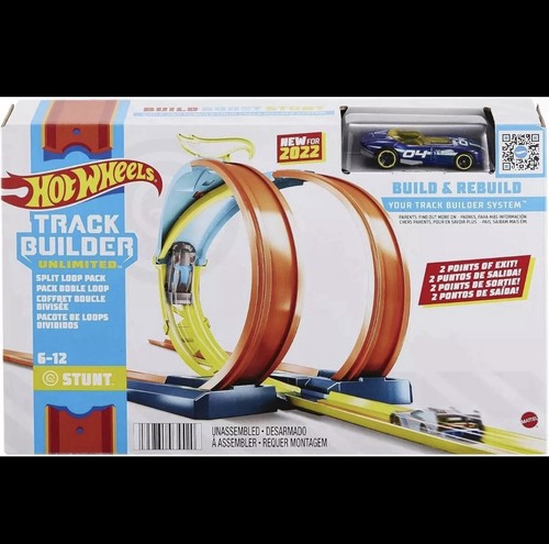 Hot wheels track builder set - set,