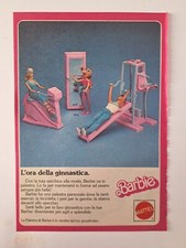 Pubblicità Italian Clipping 1986 BARBIE L'ora della ginnastica  Mattel Werbung