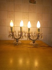 Coppia Lampade tavolo d'epoca