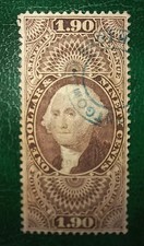 Francobollo Entrate US 1863