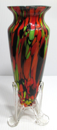 Vaso vintage ceco schizzi