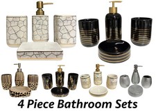 Set accessori bagno 4 pezzi -